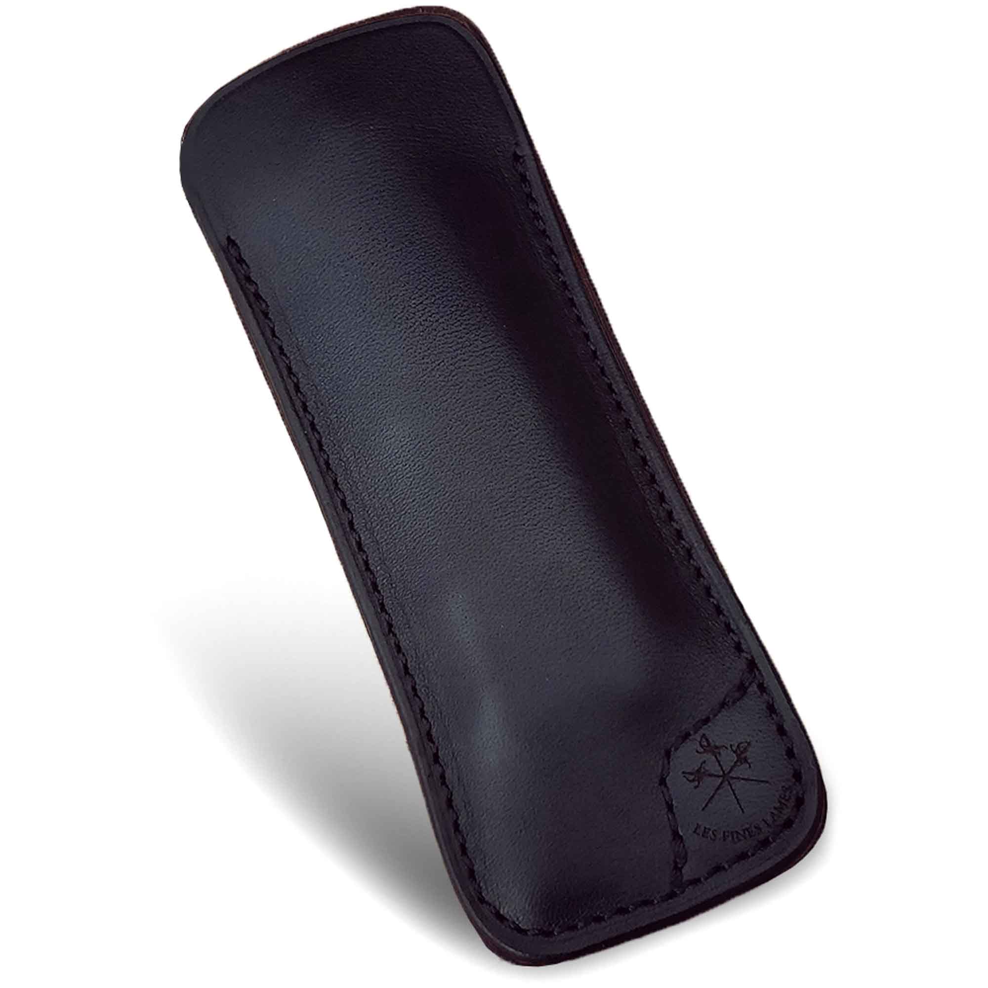 les-fines-lames-lerderetui-le-petit-natural-black-01 Les Fines Lames Lederetui für Le Petit Messer "Natural Black"