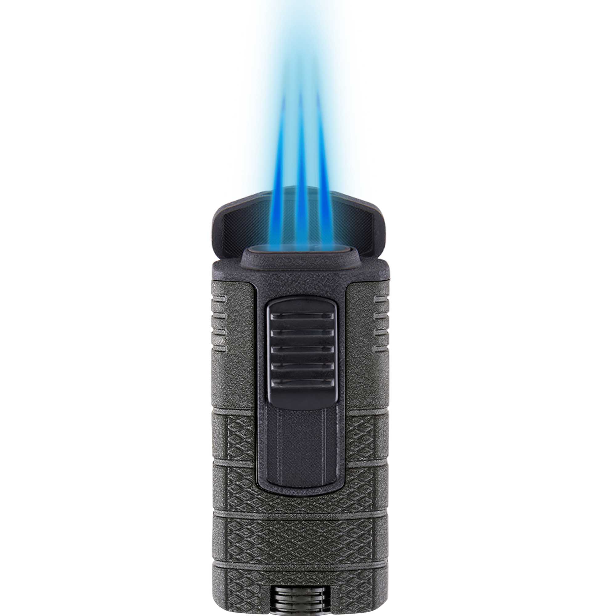 xikartacticaljetlighterblack02 Xikar Tactical Triple Jet Black- Black 553BK