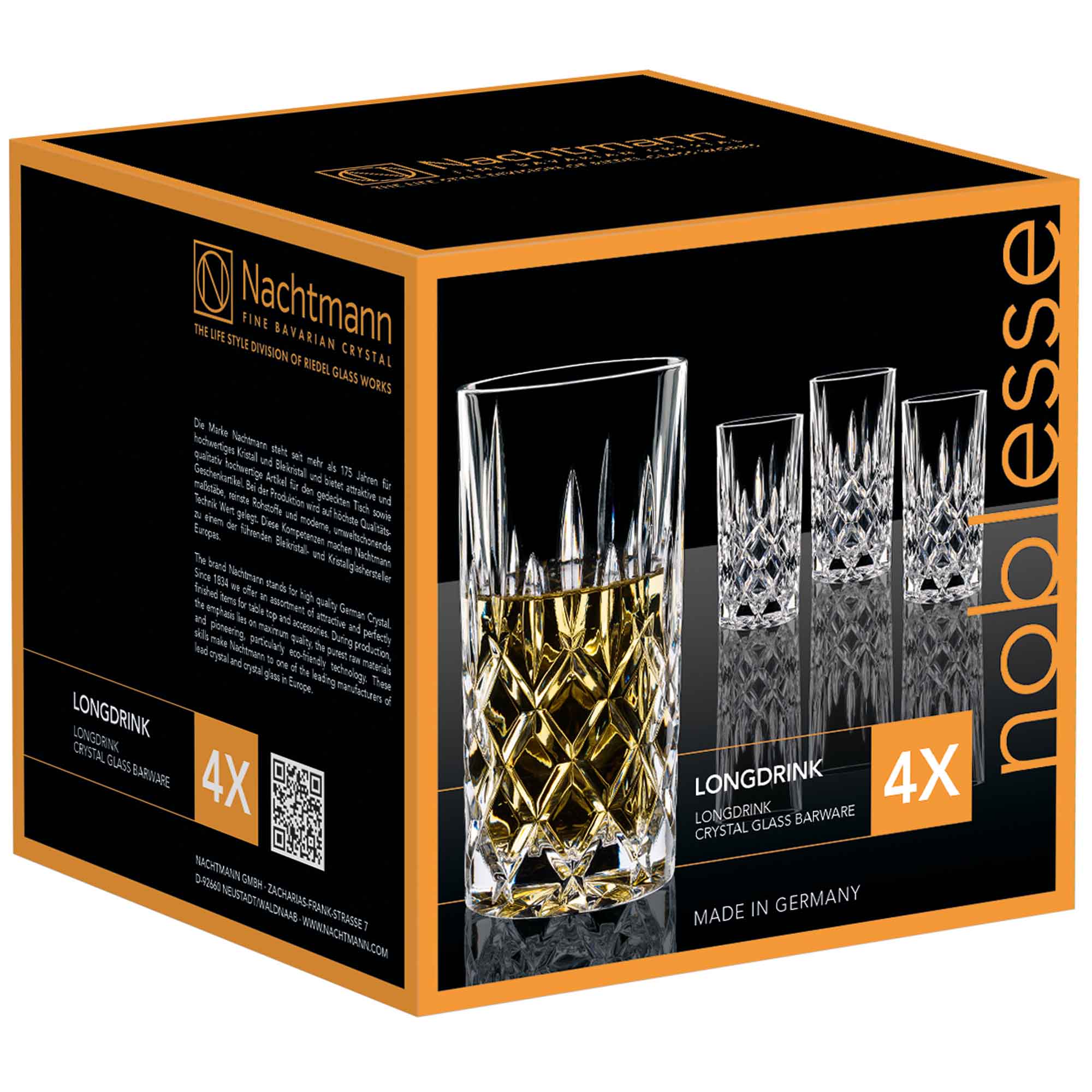 nachtmann-noblesse-longdrinkglas-89208-02 Nachtmann Longdrinkgläser Noblesse 4er Set (89208)