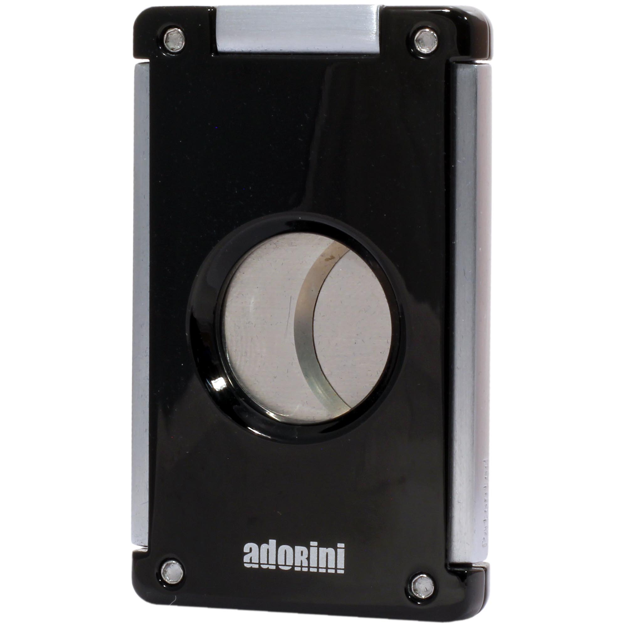 adorini_neptun_schwarz_01 Adorini Zigarrencutter Neptun - schwarz/silber