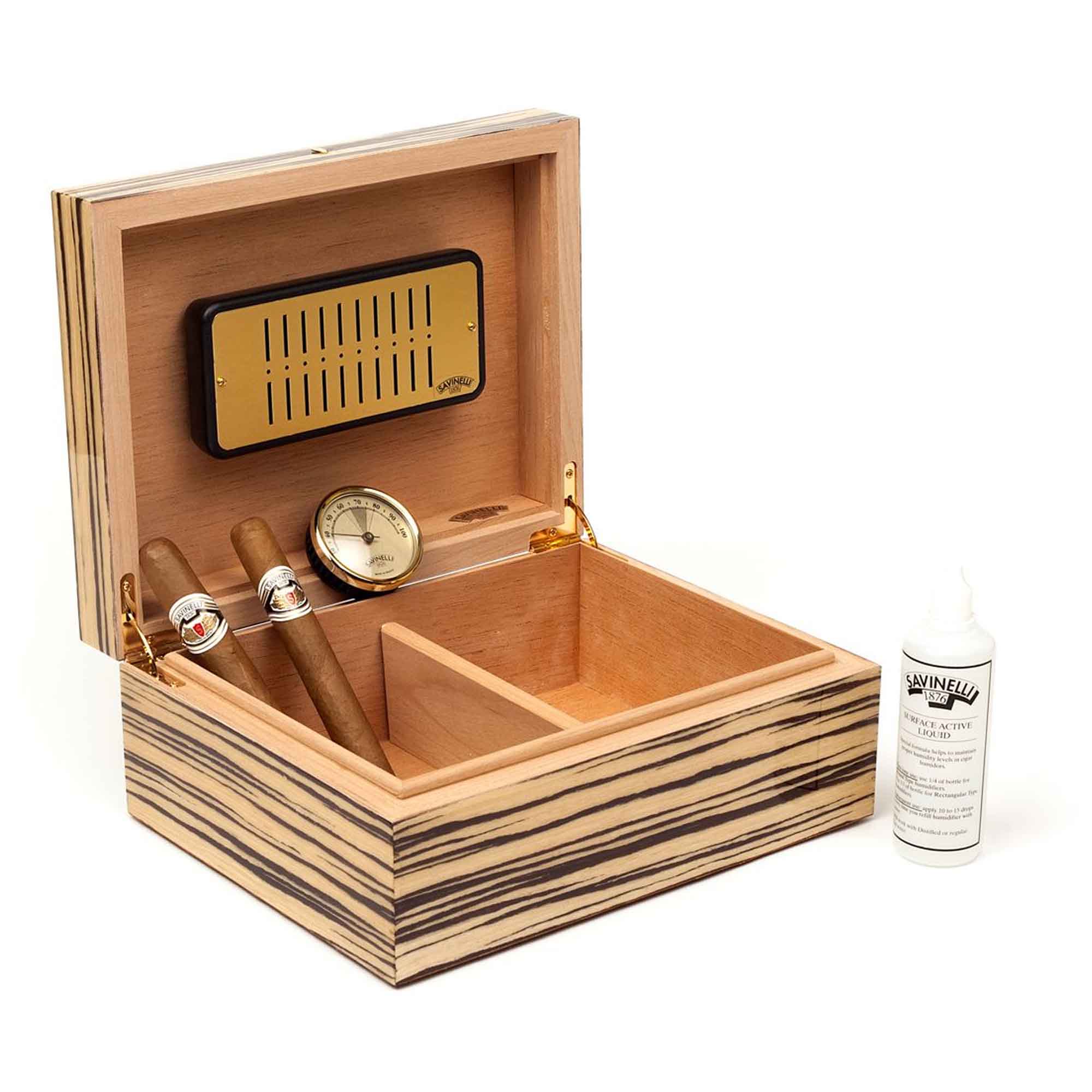 savinelli-humidor-zebrata-media-03 Savinelli Humidor Zebrata Media (S61177L)