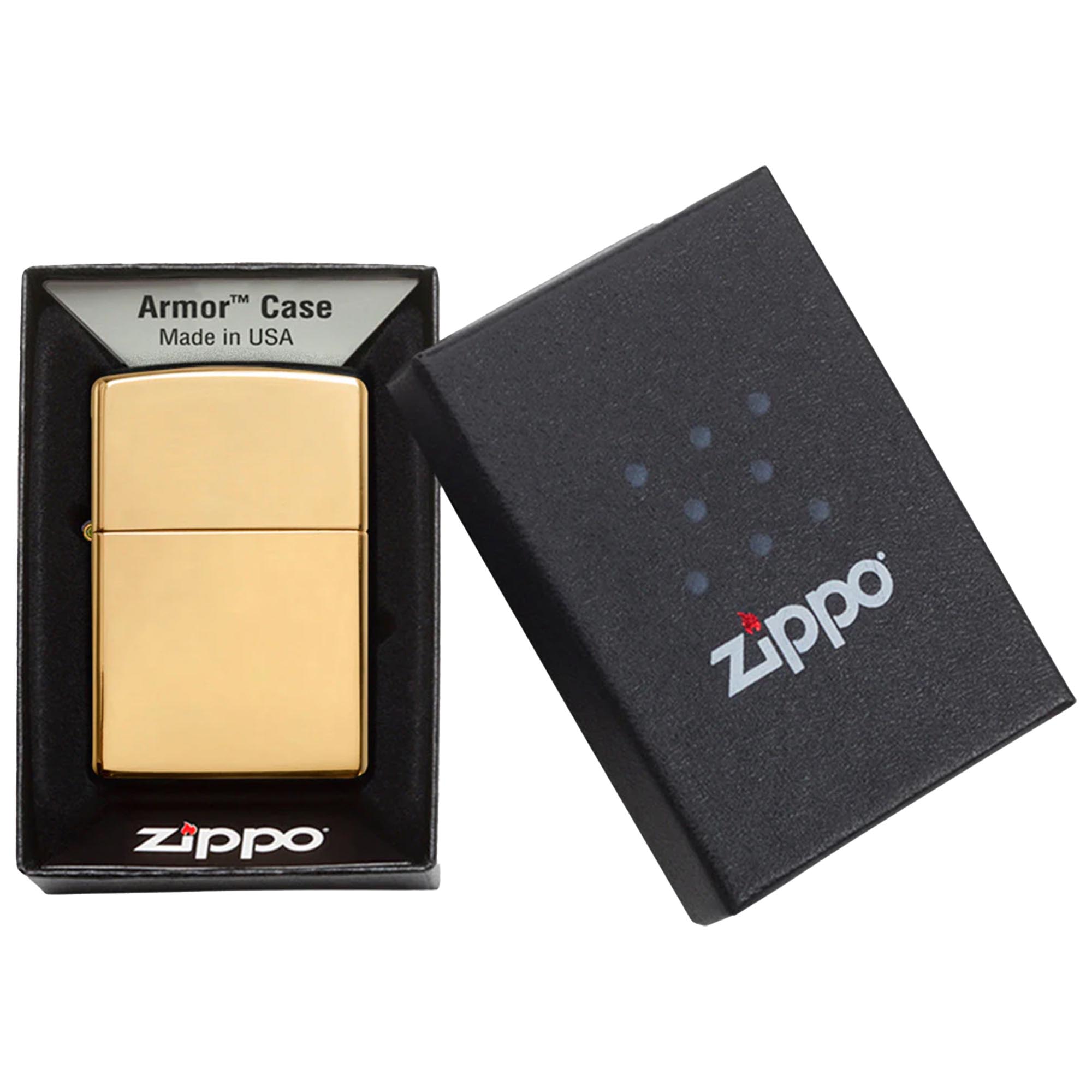 Zippo_Armor_Brass_Polished_3 Zippo Lighter Armor Heavy Wall Brass Polished