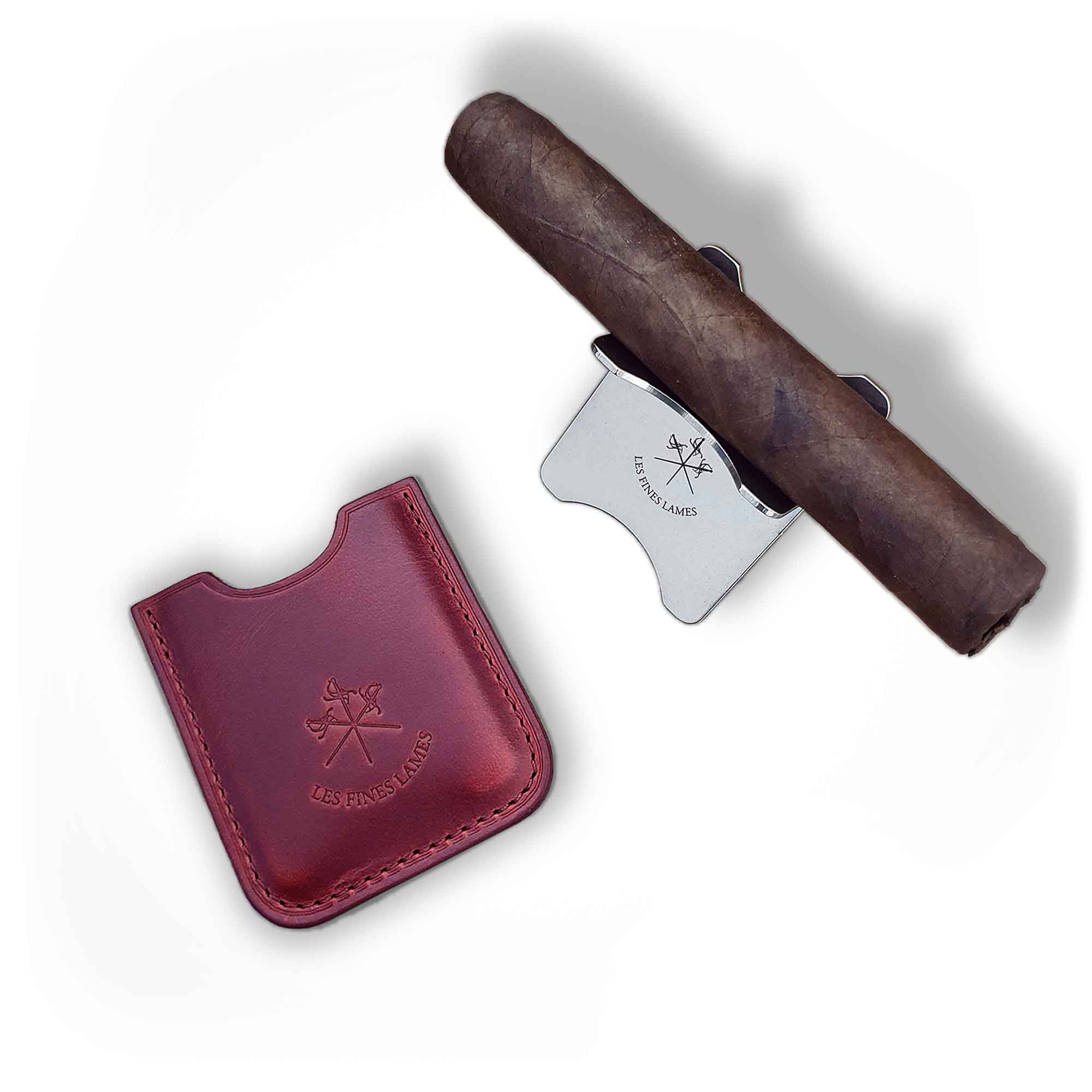 Les Fines Lames Cigar Stand Cherry Red