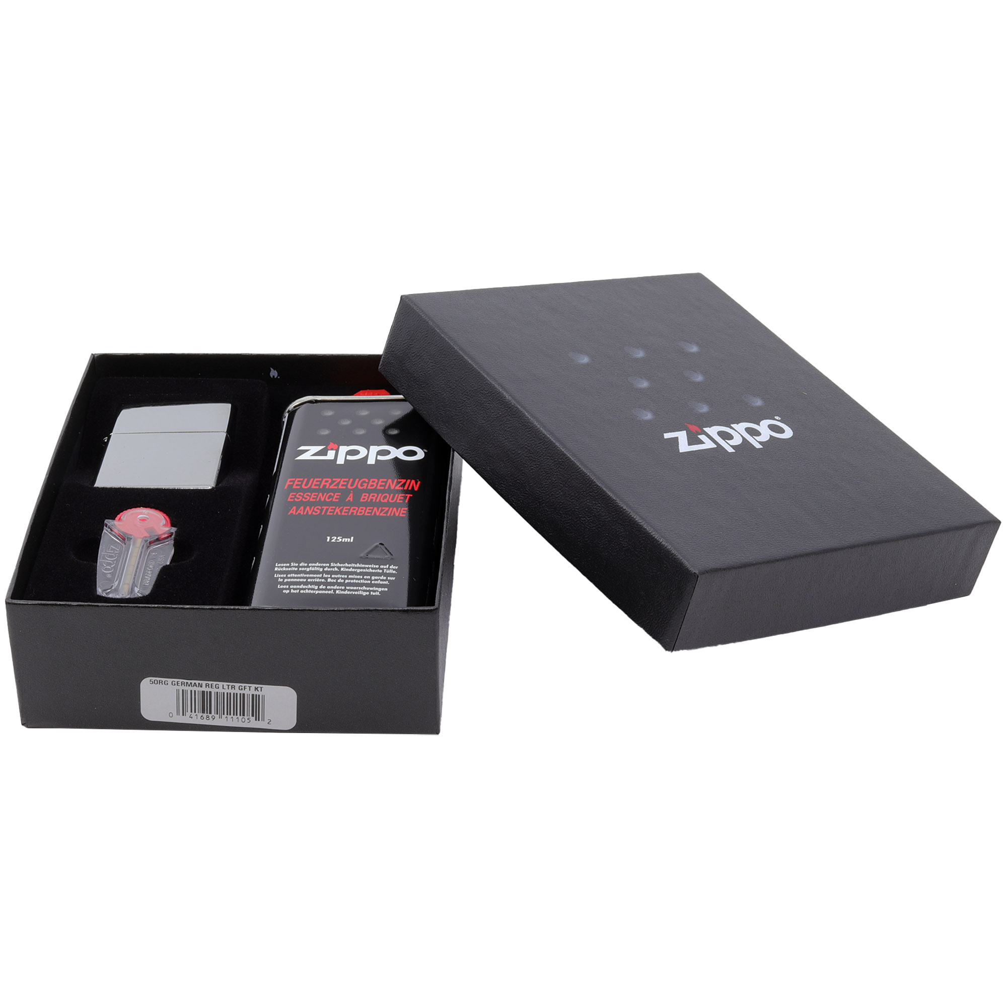 Zippo_Basic_Set_Polish_2 Zippo Lighter Chrome Polished