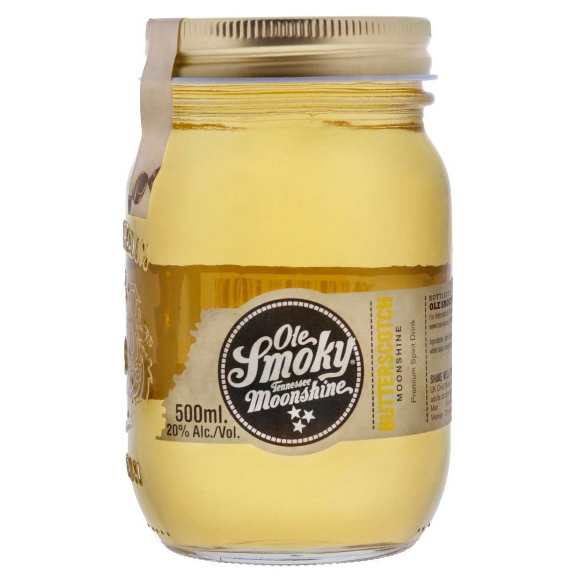 OleSmokyMoonshineButterscotch50cl Ole Smoky Moonshine Butterscotch 50cl