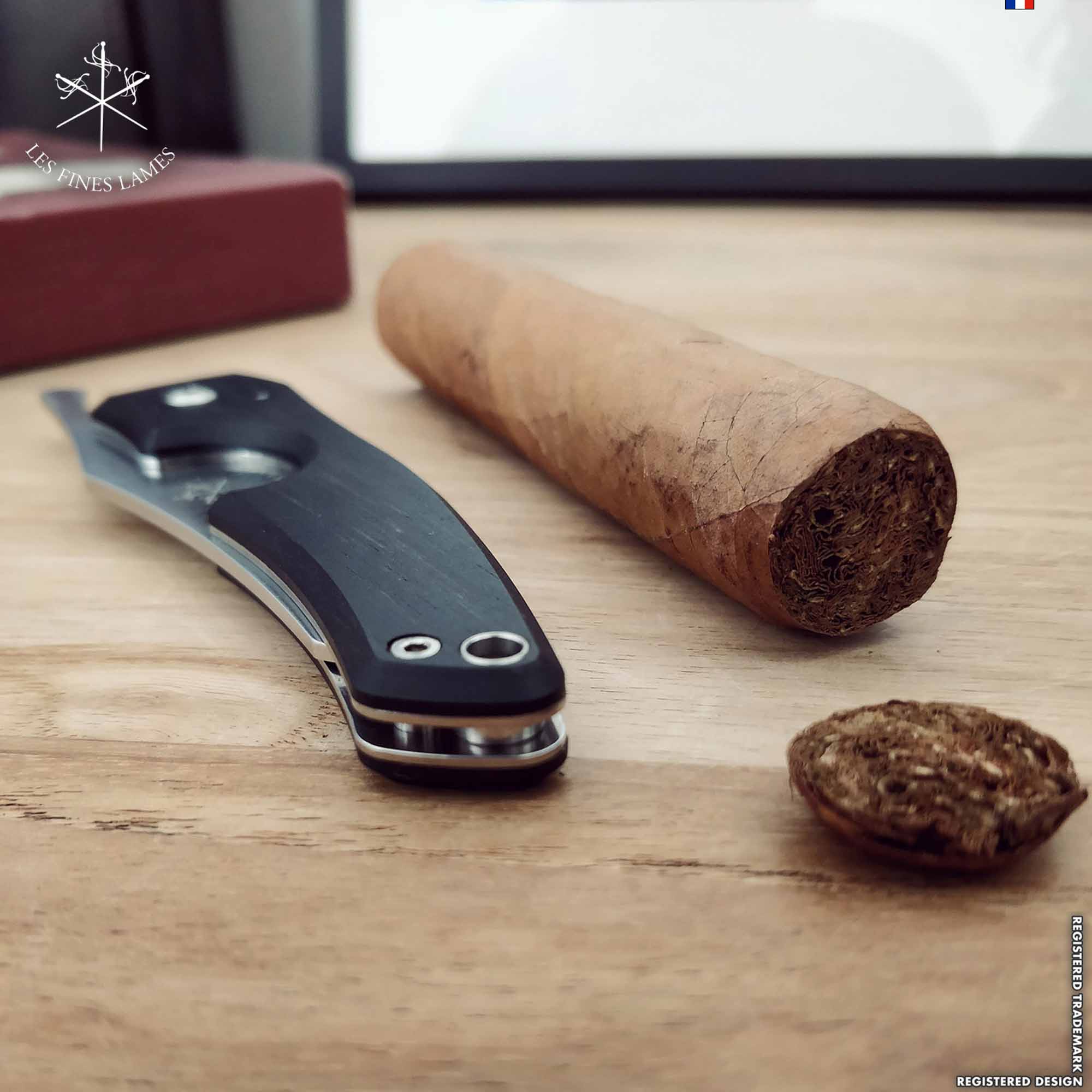 les-fines-lames-le-petit-ebony-CC0201002-05 Les Fines Lames Zigarrenmesser Le Petit Ebony (CC0201002)