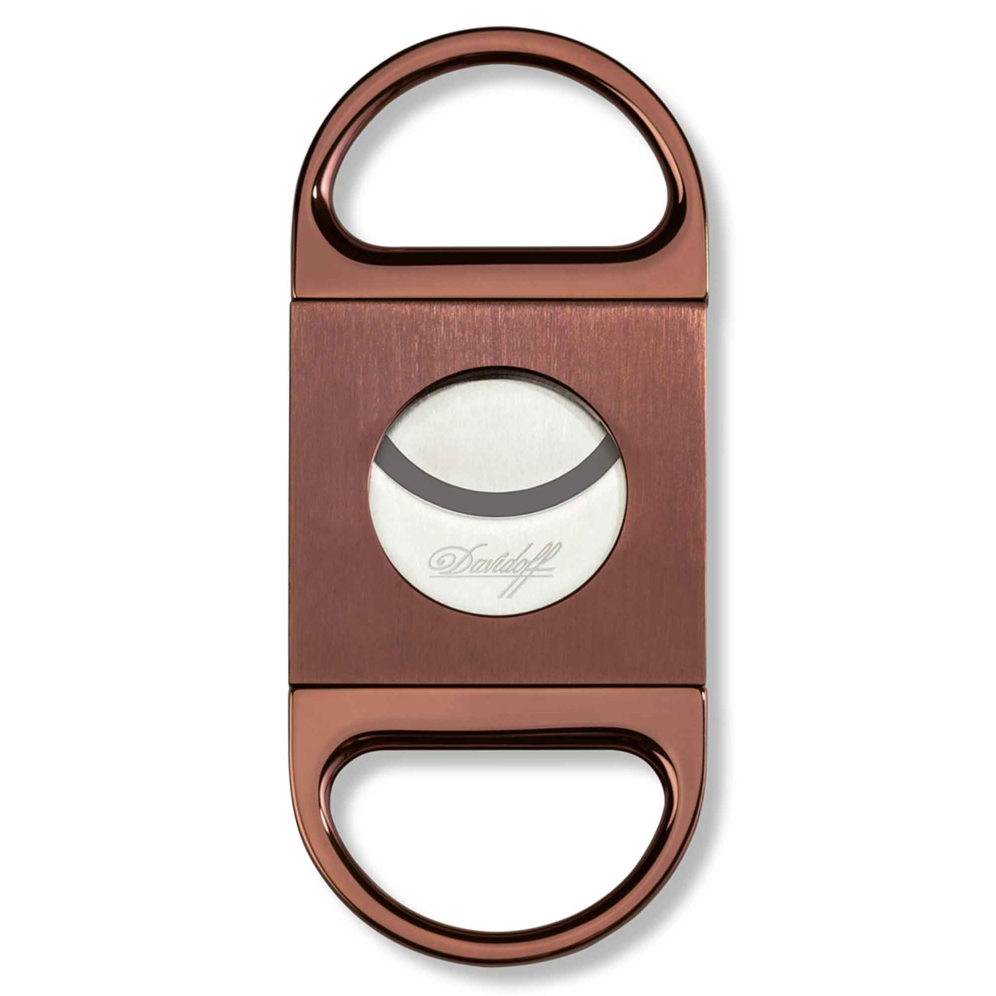 davidoff-doppelklingen-cutter-stahl-braun-117478-03 Davidoff Doppelklingen Cutter Edelstahl gebürstet braun (117478)