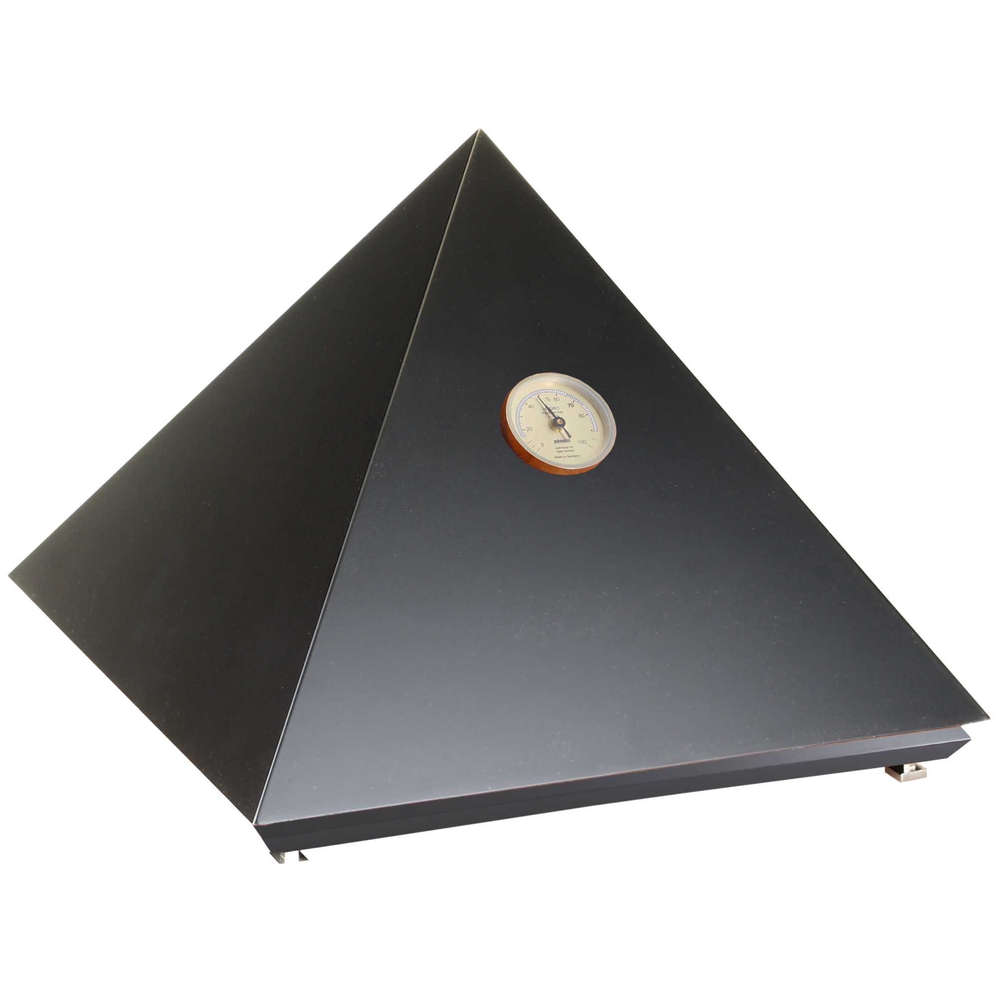 Adorini Humidor Pyramid Deluxe M Schwarz