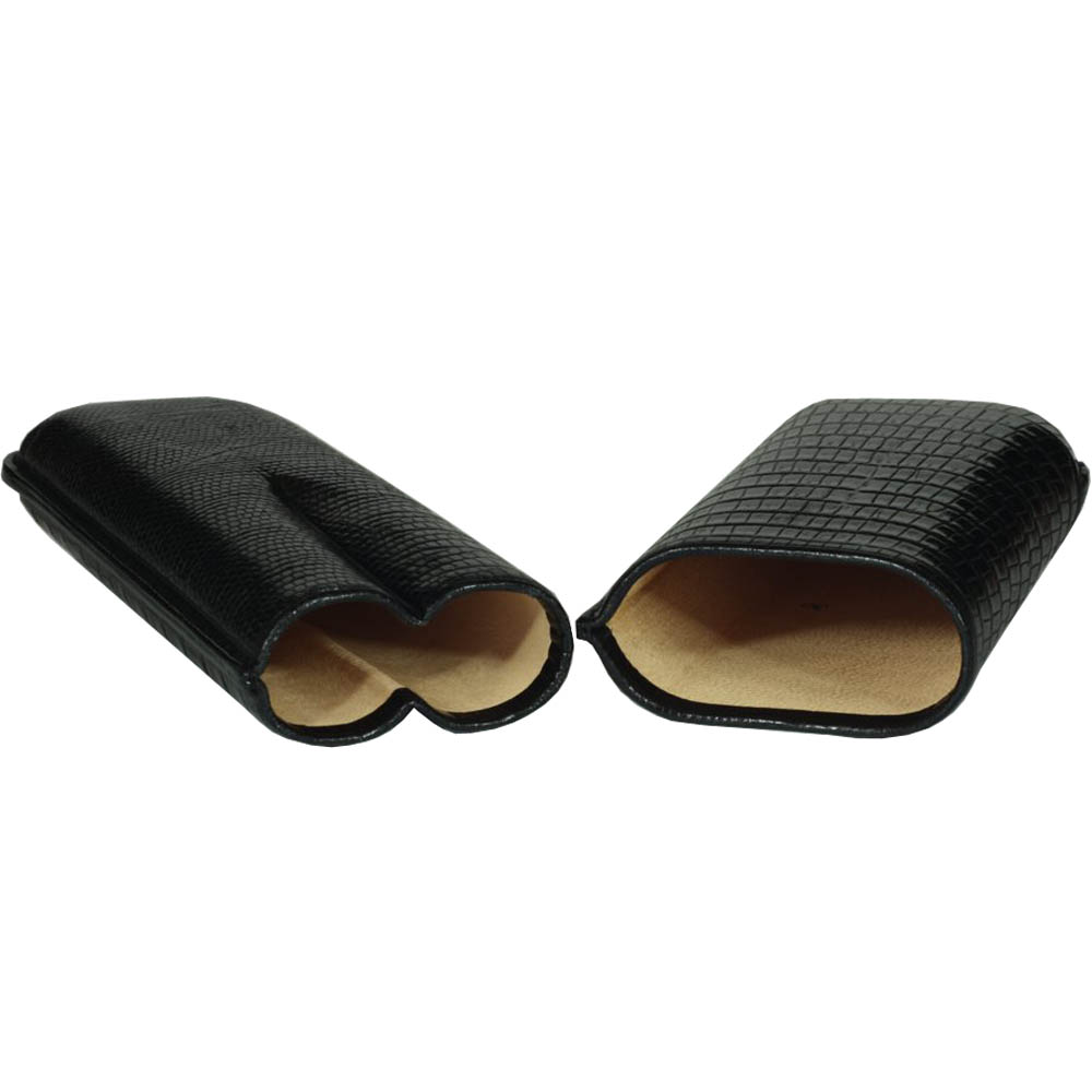 590x_2er_lizard_bk_martin_wess_03 Martin Wess 2er Zigarren Etui Robusto Leder schwarz Lizard 590