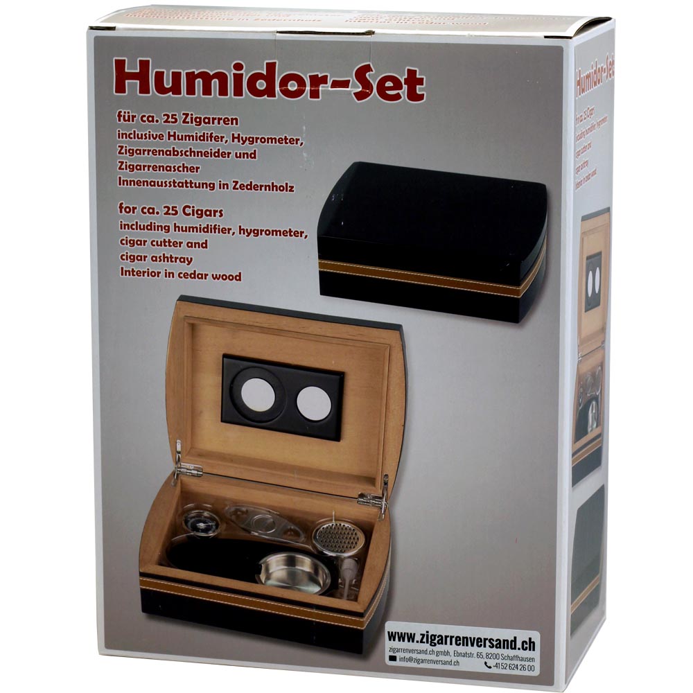 humidorset_schwarz_braun_03 Freeline Humidor Set Schwarz/Braun
