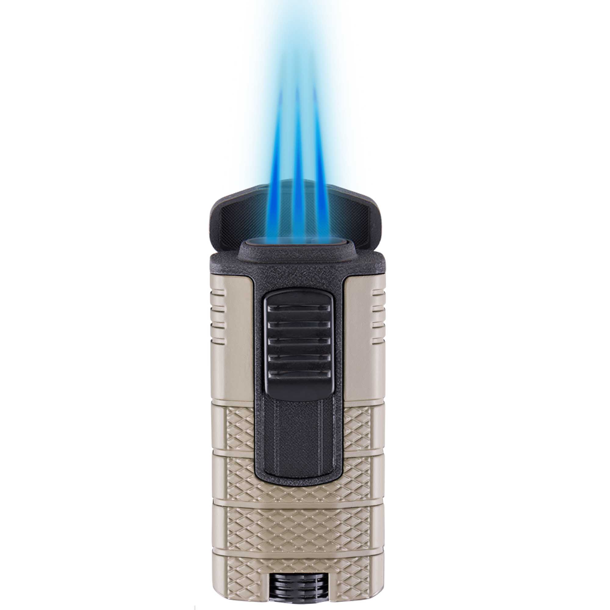 xikartacticaljetlighter553TNBK02 Xikar Tactical Triple Jet Tan- Black 553TNBK