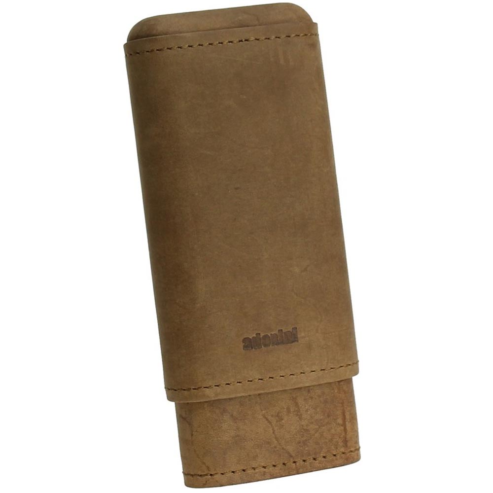 adorini_leder_3er_zigarrenetui_braun_01 Adorini Leder 2- 3er Zigarrenetui braun