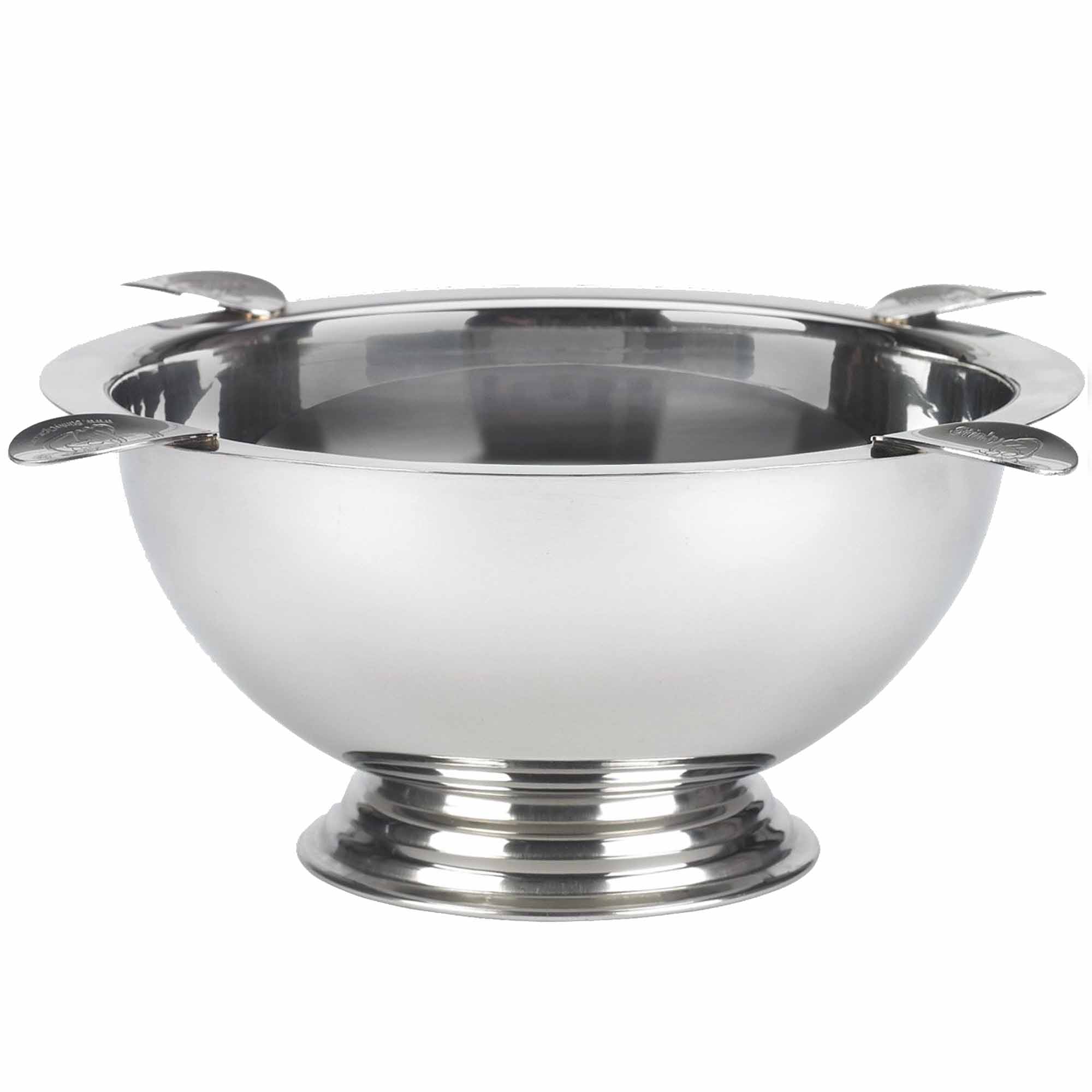 Stinky Ashtray Classic Stainless mit 4 Ablage (CA-ST-4)