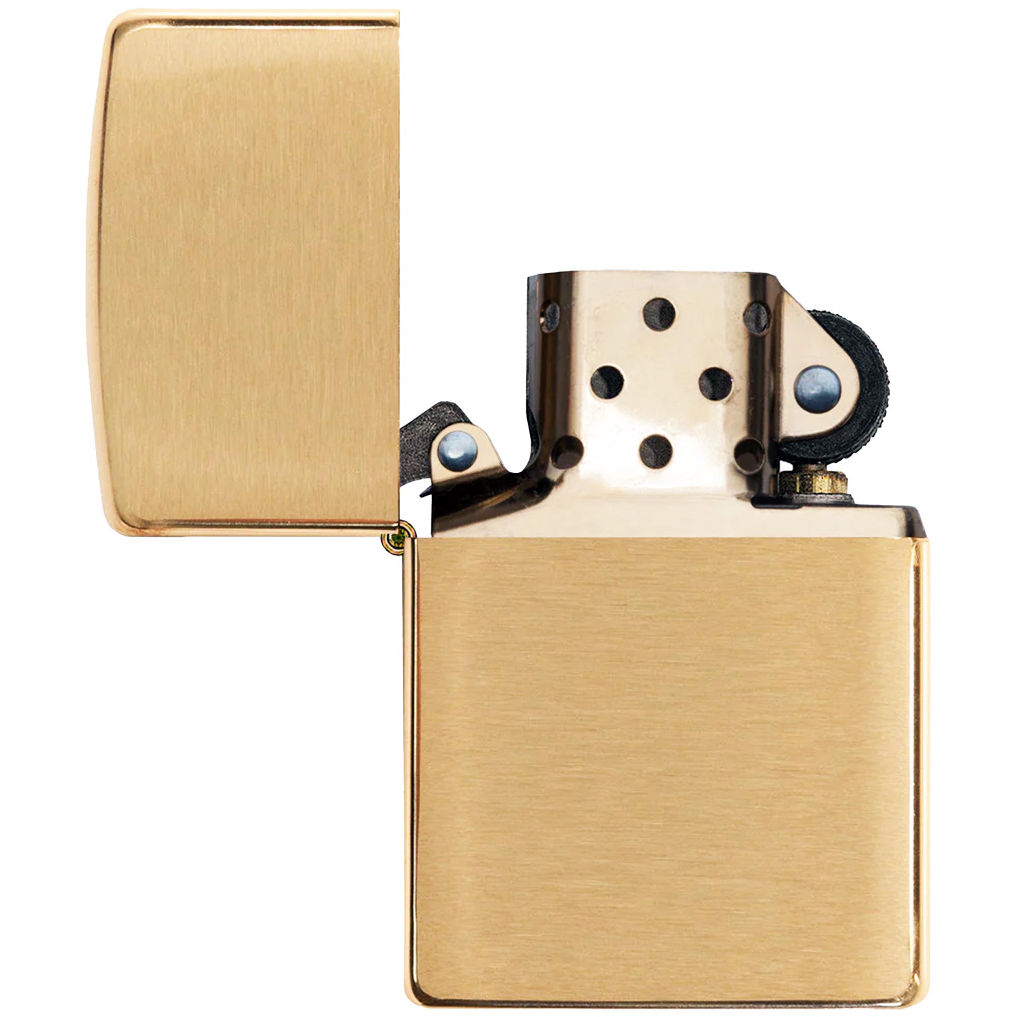 Zippo_Armor_Brass_Brushed_2 Zippo Lighter Armor Heavy Wall Brass Brushed