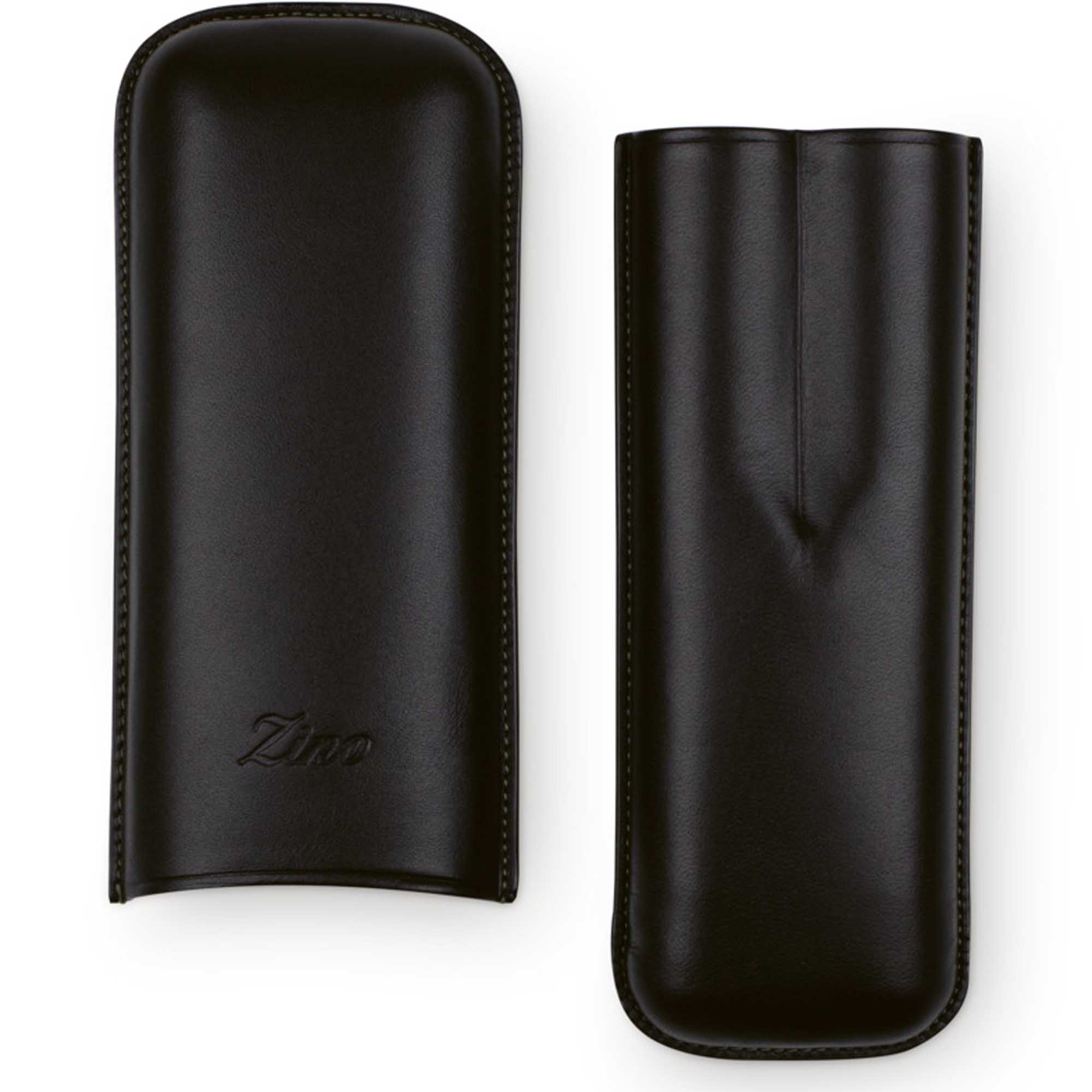 zino-etui-black-xl2-02 Zino Leder Zigarrenetui Robusto XL-2 schwarz