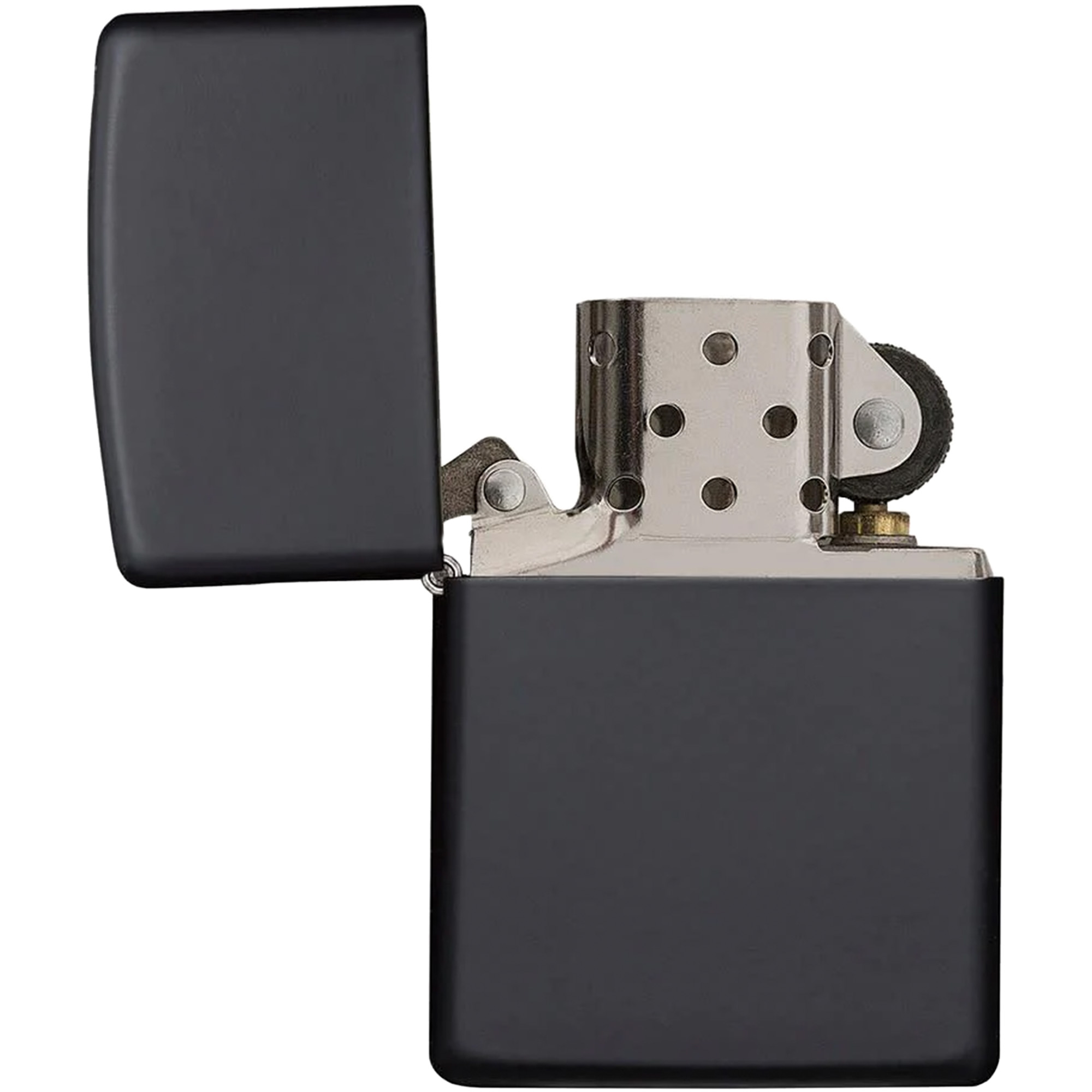 Zippo_Black_Matte_2 Zippo Chrome Black Matte