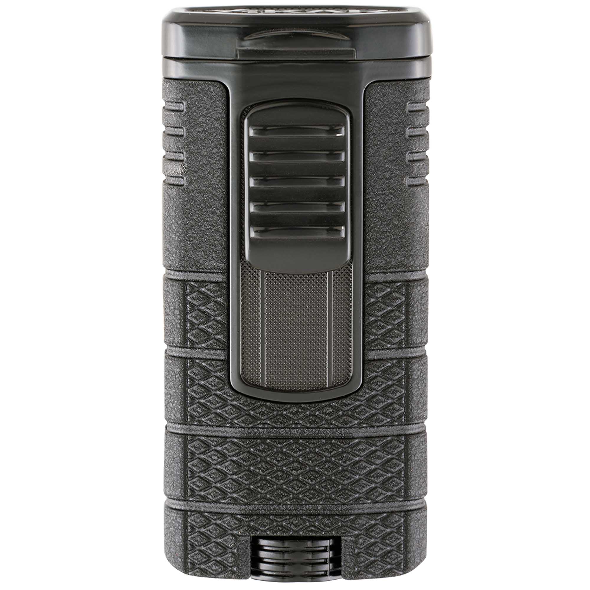 xikartacticaljetlighterblack01 Xikar Tactical Triple Jet Black- Black 553BK