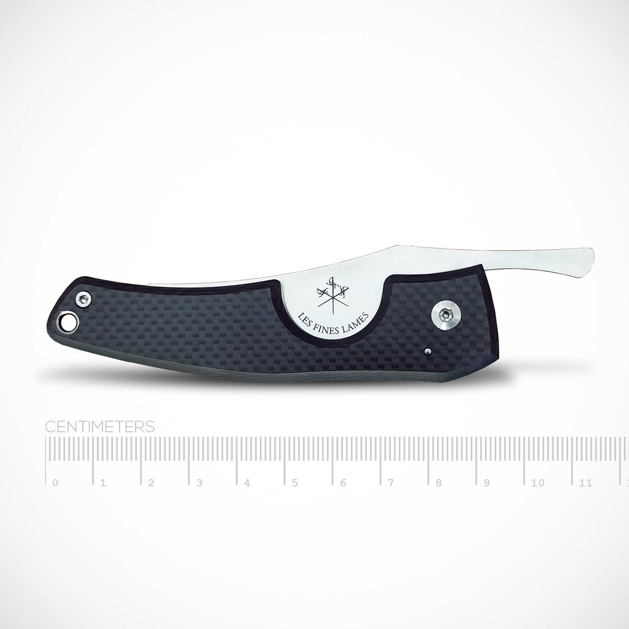 les-fines-lames-le-petite-carbon-02 Les Fines Lames Zigarrenmesser Le Petit Carbon (CC0202006)
