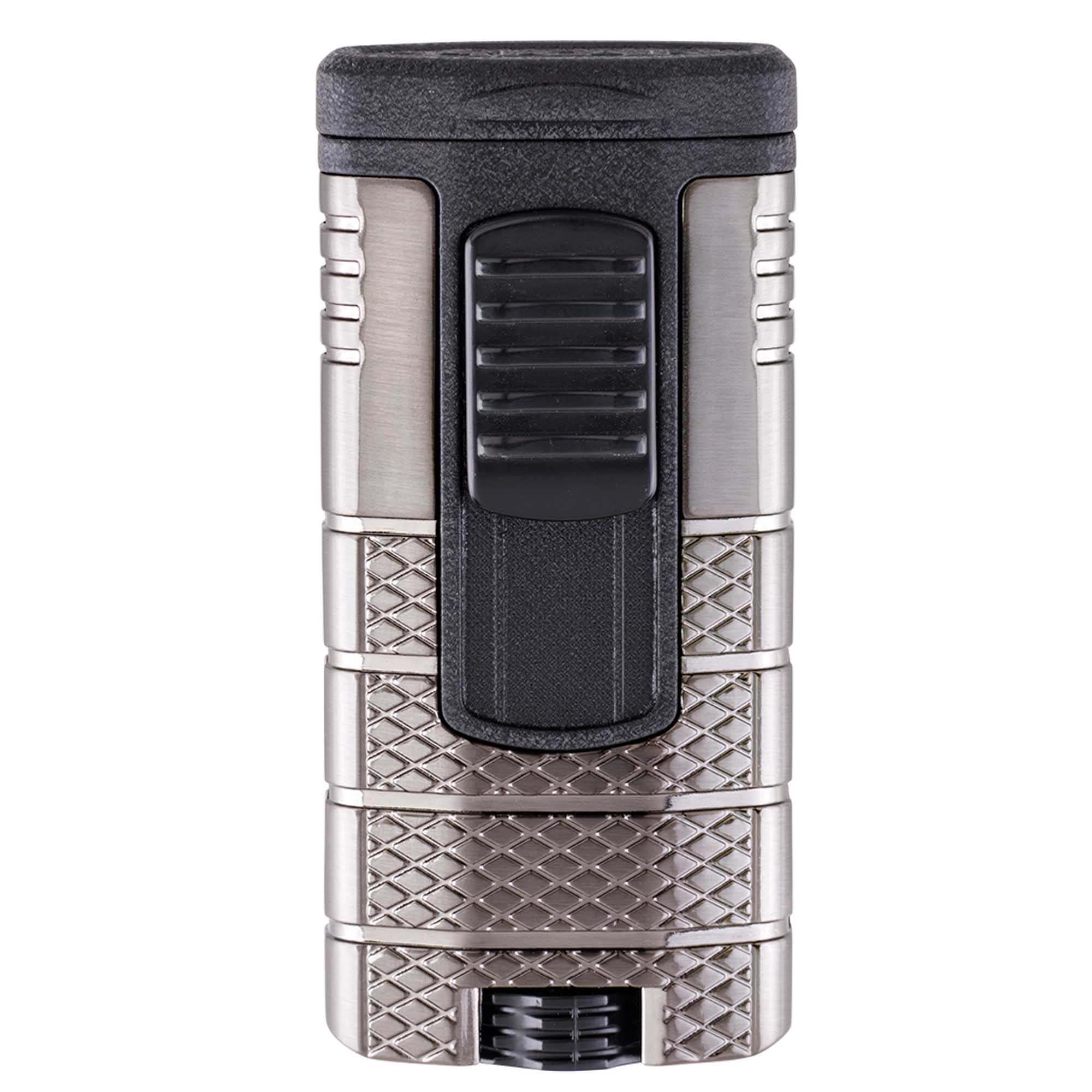 xikartacticaljetlightergunblack01 Xikar Tactical Triple Jet Gunmetal- Black