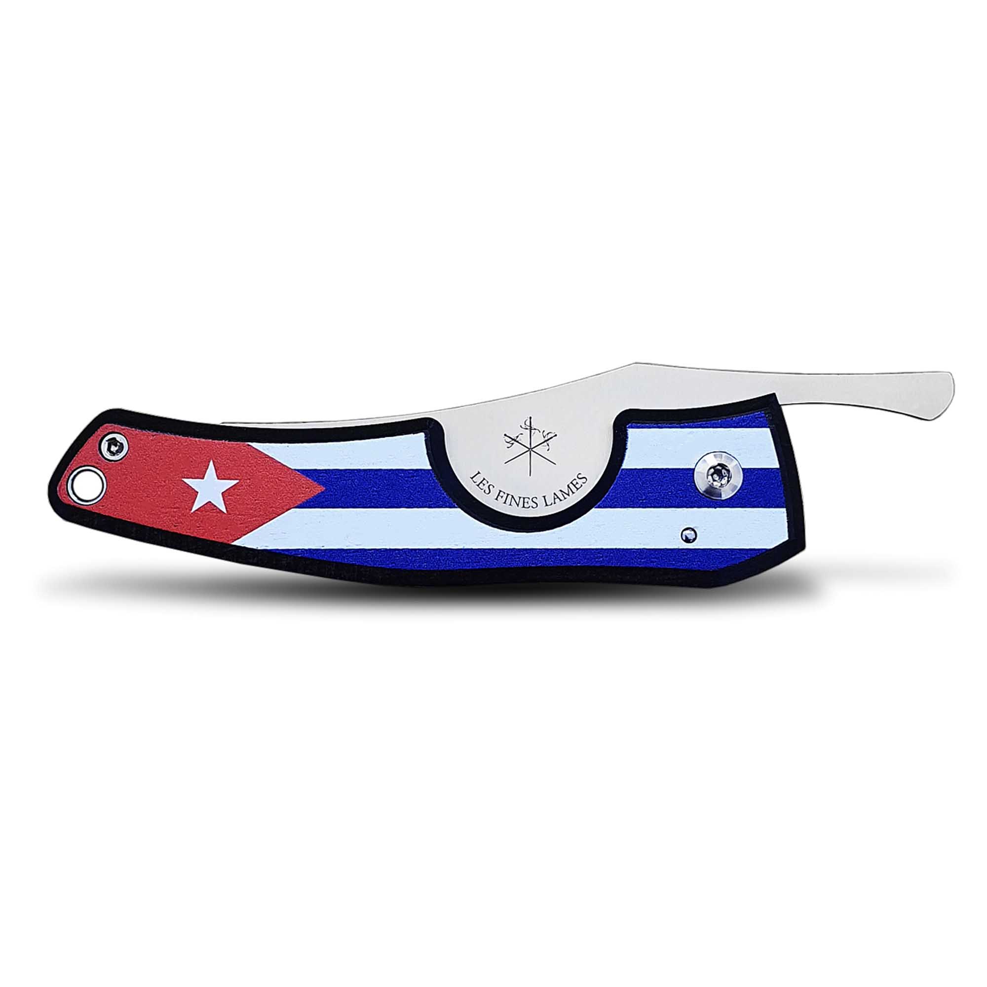 Les Fines Lames Zigarrenmesser Le Petit Cuba Flag Dark (CC0201084)