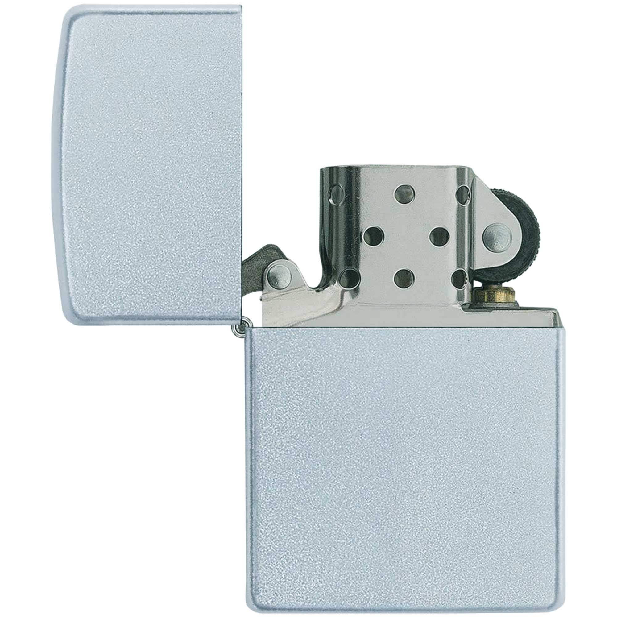 Zippo_Chrome_Satin_2 Zippo Chrome Satin