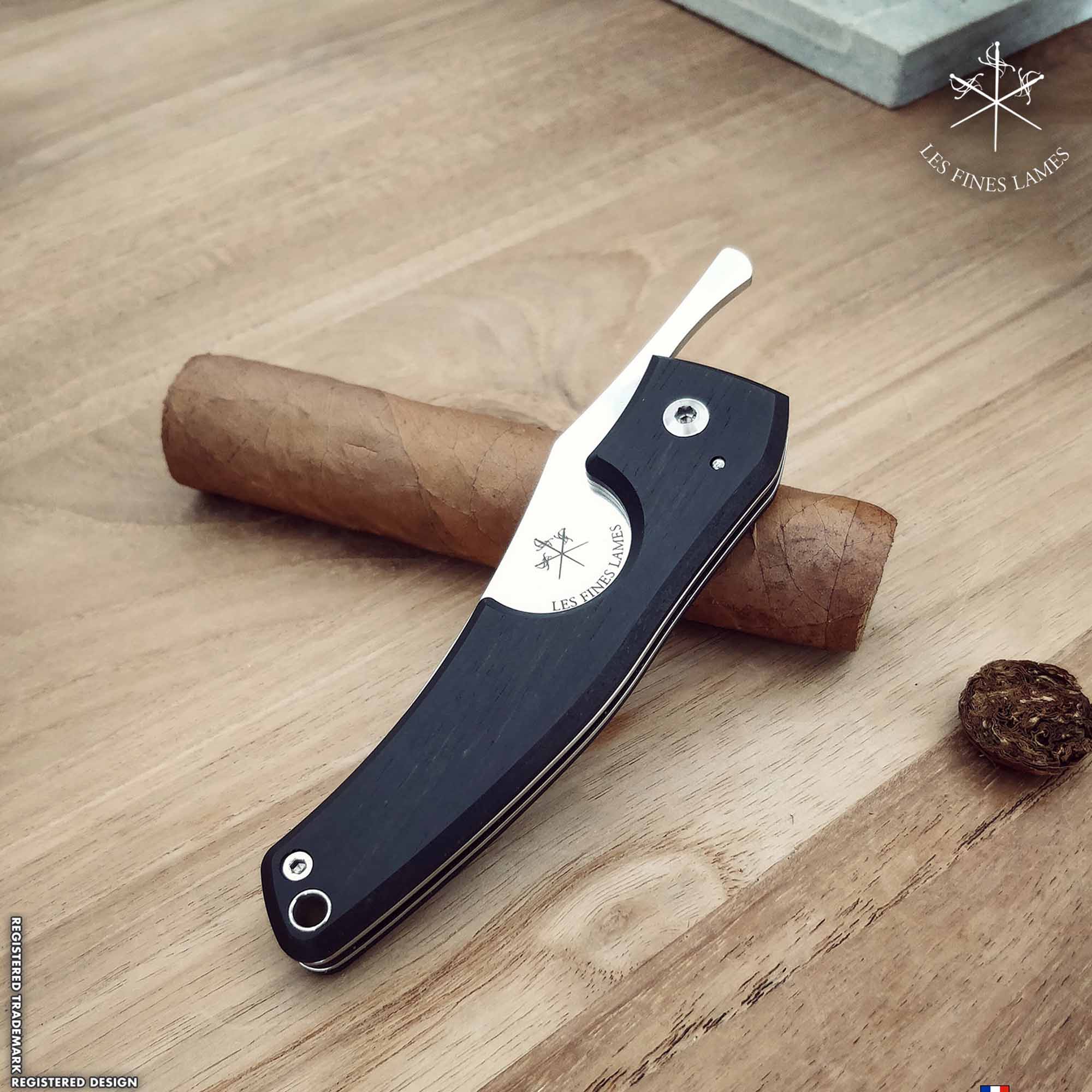 les-fines-lames-le-petit-ebony-CC0201002-04 Les Fines Lames Zigarrenmesser Le Petit Ebony (CC0201002)