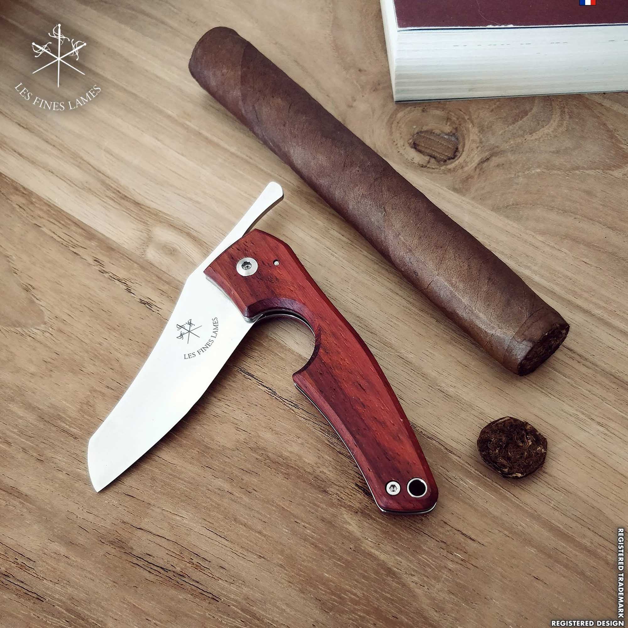 les-fines-lames-le-petite-padauk-05 Les Fines Lames Zigarrenmesser Le Petit Padauk (CC0201003)