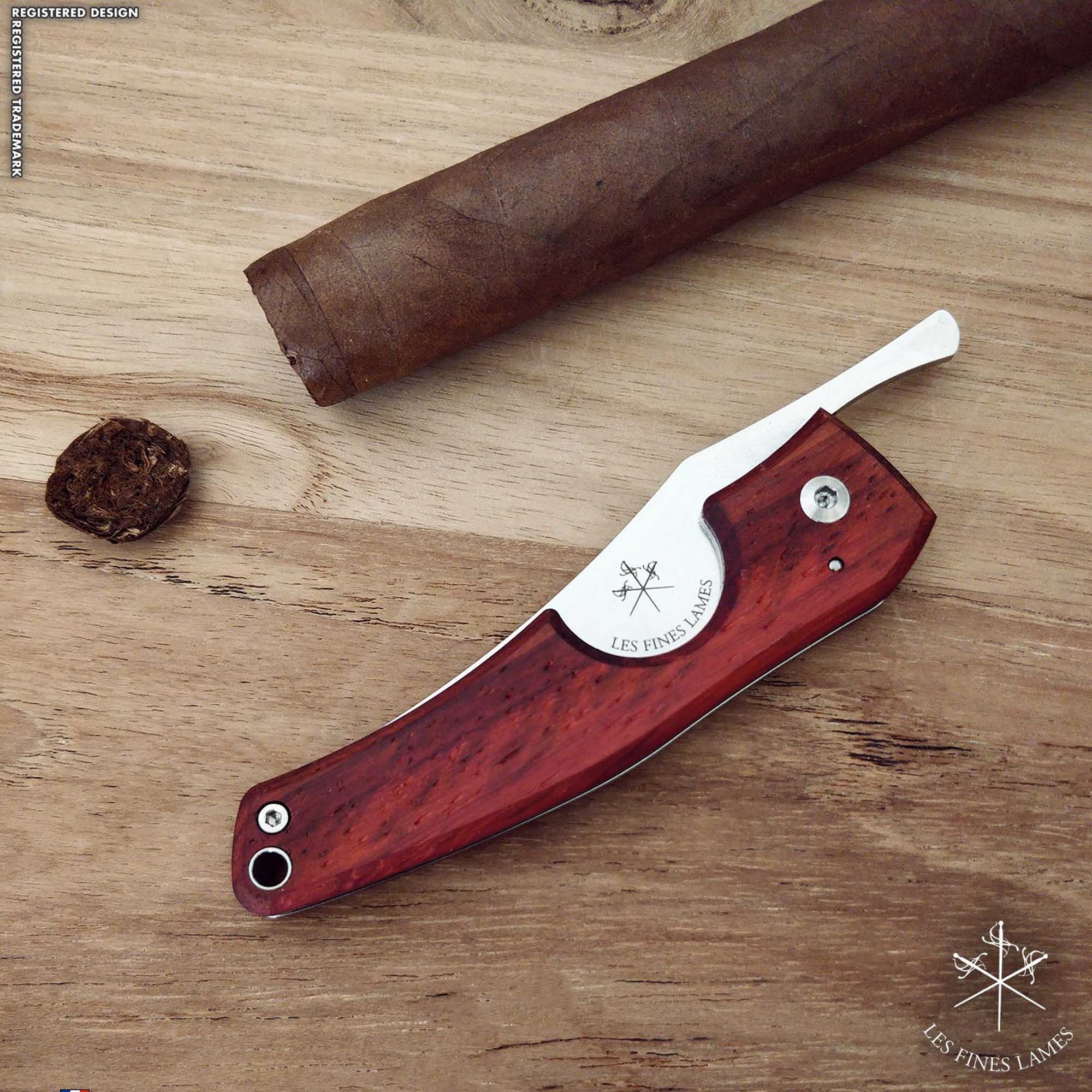 les-fines-lames-le-petite-padauk-03 Les Fines Lames Zigarrenmesser Le Petit Padauk (CC0201003)