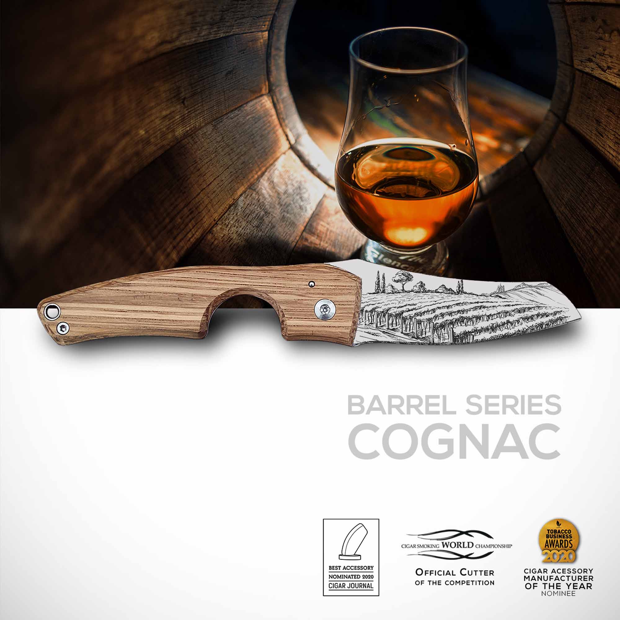 les-fines-lames-le-petit-cognac-barrel-02 Les Fines Lames Zigarrenmesser Le Petit Barrel Cognac (CC0201068)