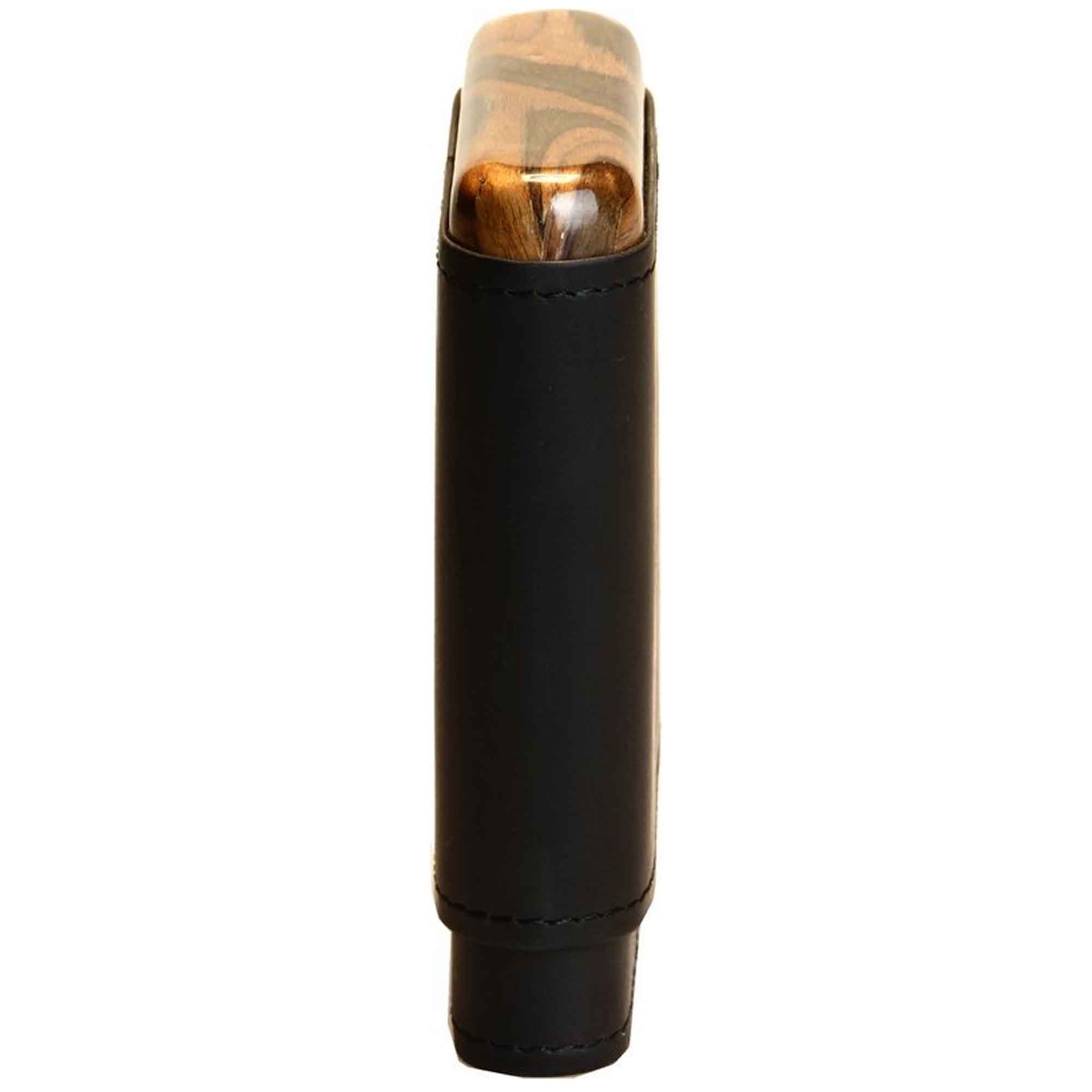 adorini-etui-holz-schwarz-5er-02 Adorini Zigarrenetui Leder Schwarz für 3-5 Zigarren (12732)