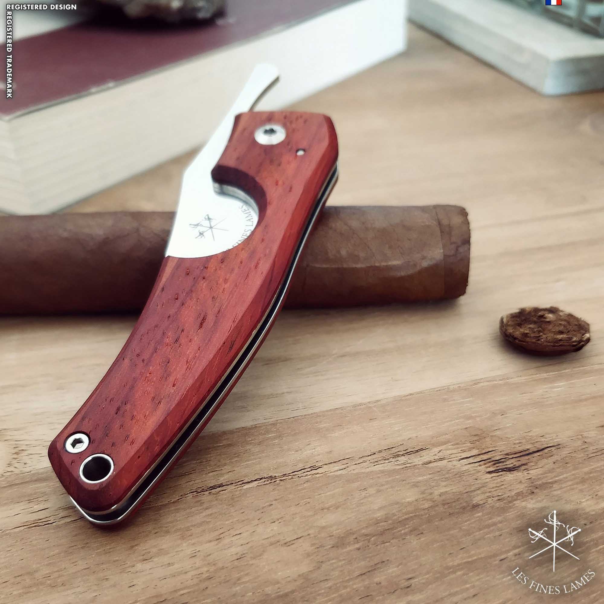 les-fines-lames-le-petite-padauk-04 Les Fines Lames Zigarrenmesser Le Petit Padauk (CC0201003)