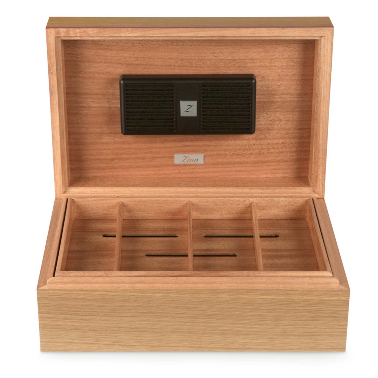 Zino Humidor Z80 Eiche und Rot in Premium Qualität
